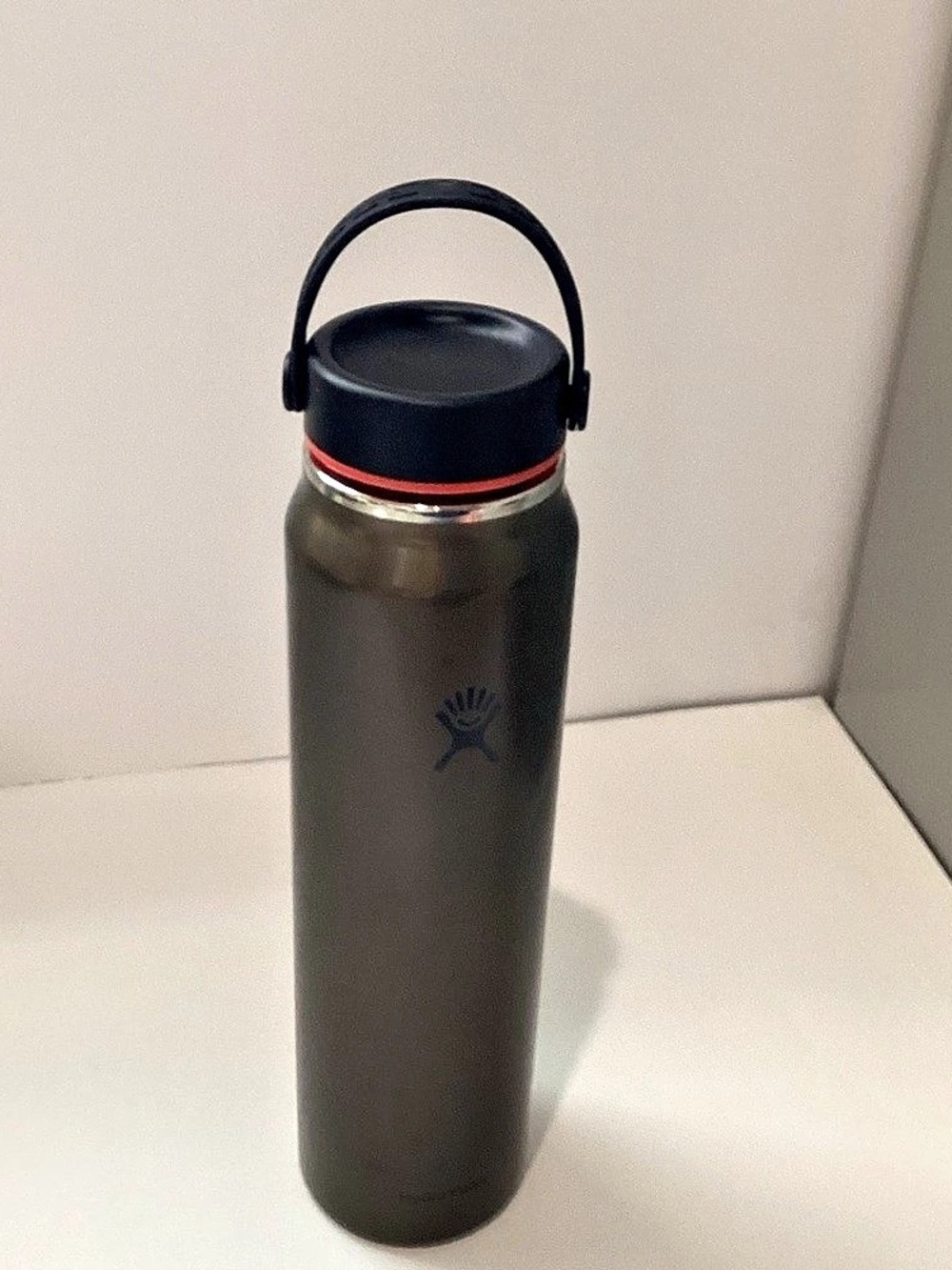 Hydro Flask 40 oz Wide Mouth with Flex Straw Cap Water Bottle, Gray